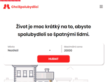 Tablet Screenshot of chcispolubydlici.cz